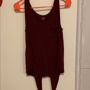 Bottom tie tank top
